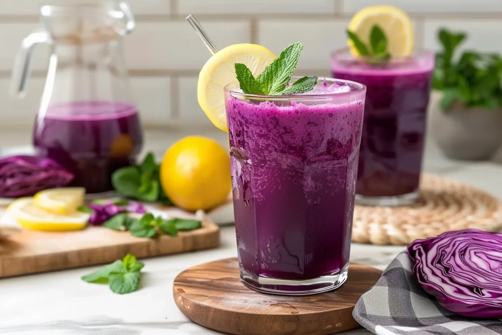 Purple Cabbage Juice for Weight Loss: Does It Really Work? 3 Purple Cabbage Juice for Weight Loss: Does It Really Work? A_refreshing_glass_of_purple_cabbage_juice